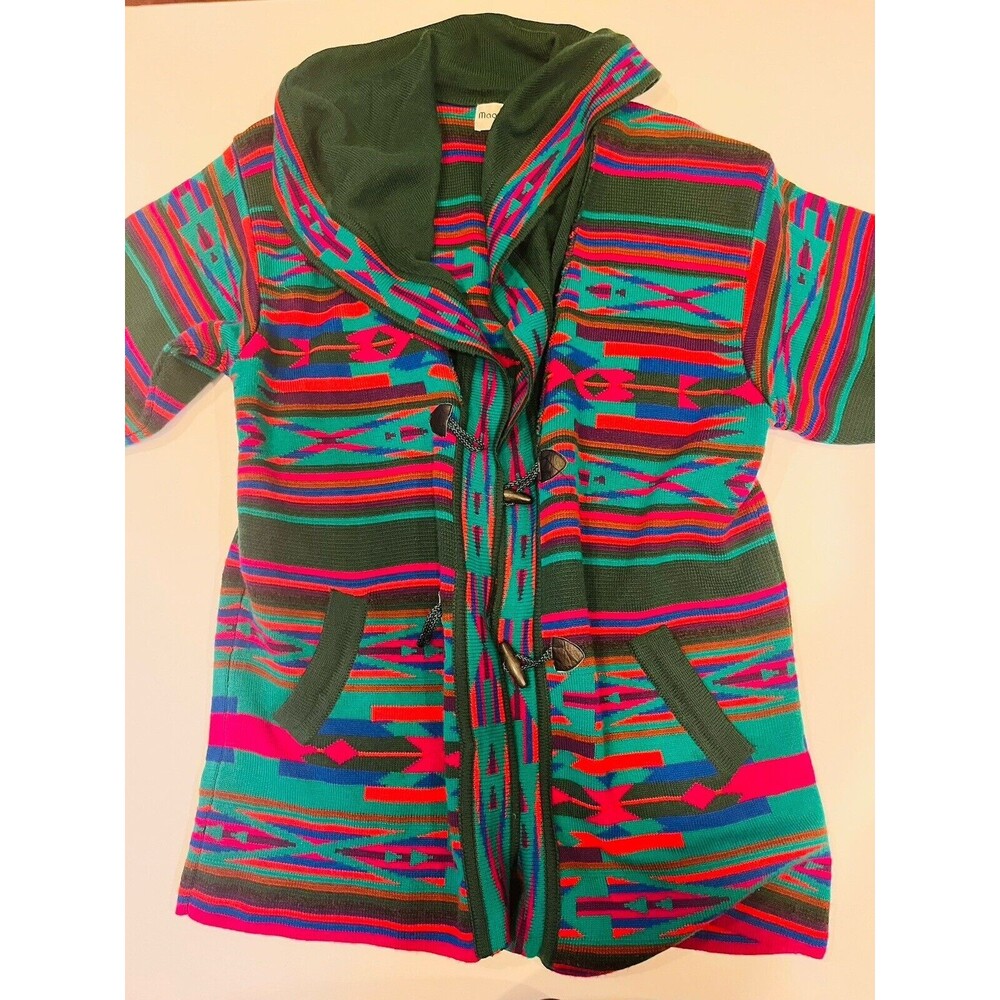 Vintage Southwest Aztec Navajo Womens Sweater Magnolia Medium Hong Kong